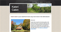 Desktop Screenshot of katericabin.com